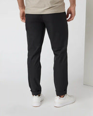Cascade Elastic Waist Trouser | Black