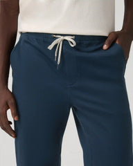Fletcher Elastic Waist Pant Athletic Slim Fit 30" | Ocean Blue