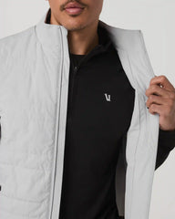 Sunday Insulated Hybrid Vest | Frost Grey