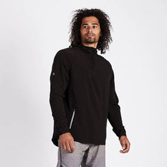 Fields Packable Pullover | Black