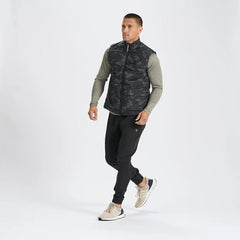 Topanga Insulation Vest | Black Camo