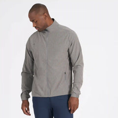 Venture Track Jacket | Grey Linen Texture