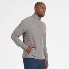Venture Track Jacket | Grey Linen Texture