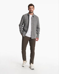 Del Mar Fleece Shirt Jacket | Heather Grey