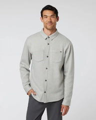 Del Mar Fleece Shirt Jacket | Vapor Heather