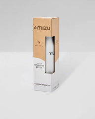 S6 Wordmark Mizu Water Bottle | White