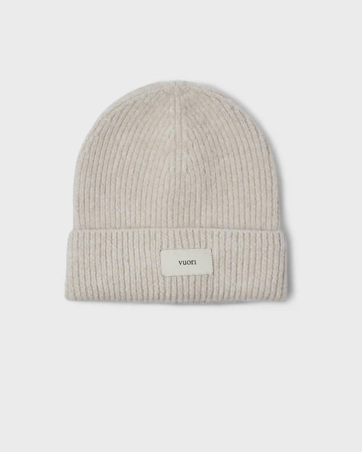 Label Beanie | Natural Heather