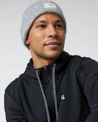 Label Beanie | Light Heather Grey