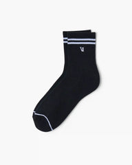 Half Crew V1 Sock | Black