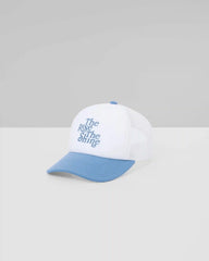 The Rise The Shine Trucker Hat | Light French Blue
