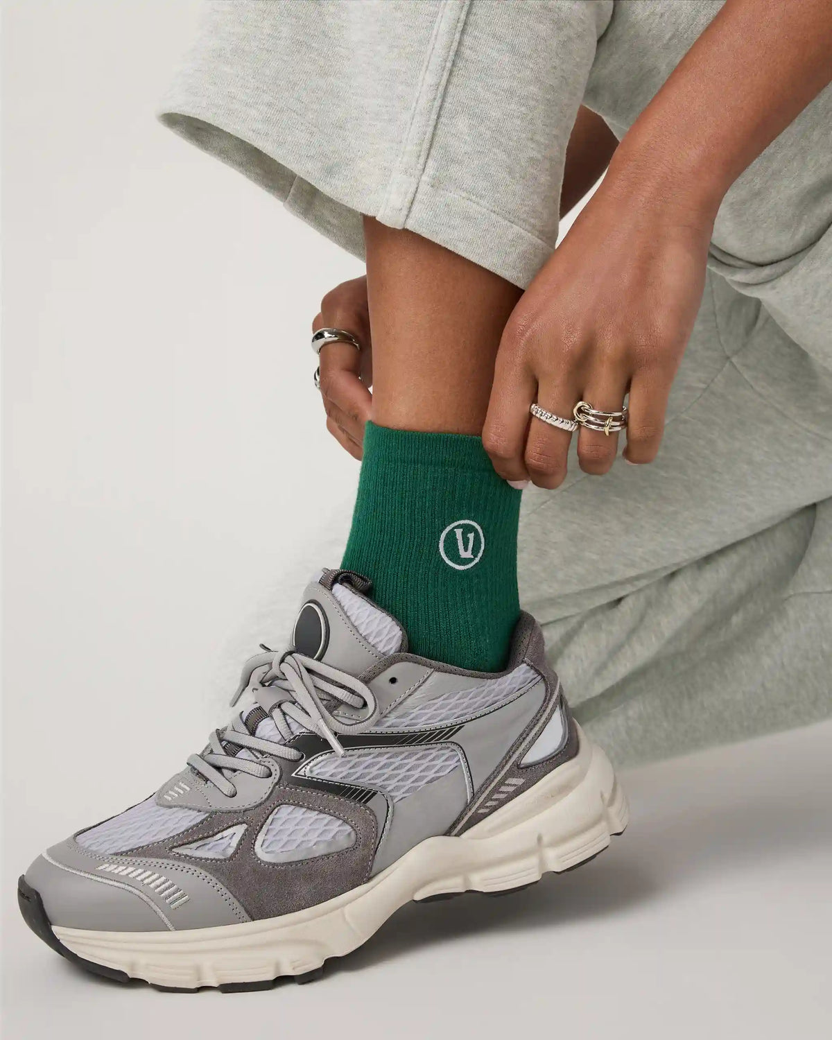 Half Crew Sock | Viridian