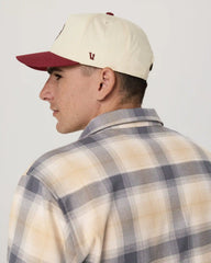 Hermosa Two Tone Hat | Burgundy