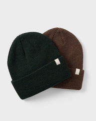 Alpine Waffle Beanie | Evergreen