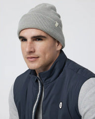 Alpine Waffle Beanie | Sky Grey