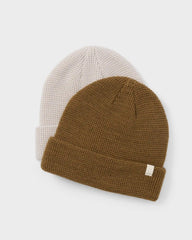 Alpine Waffle Beanie | Tobacco