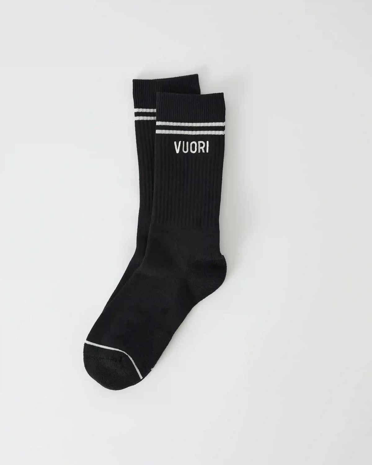 Vuori Crew Sock | Black (OLD)