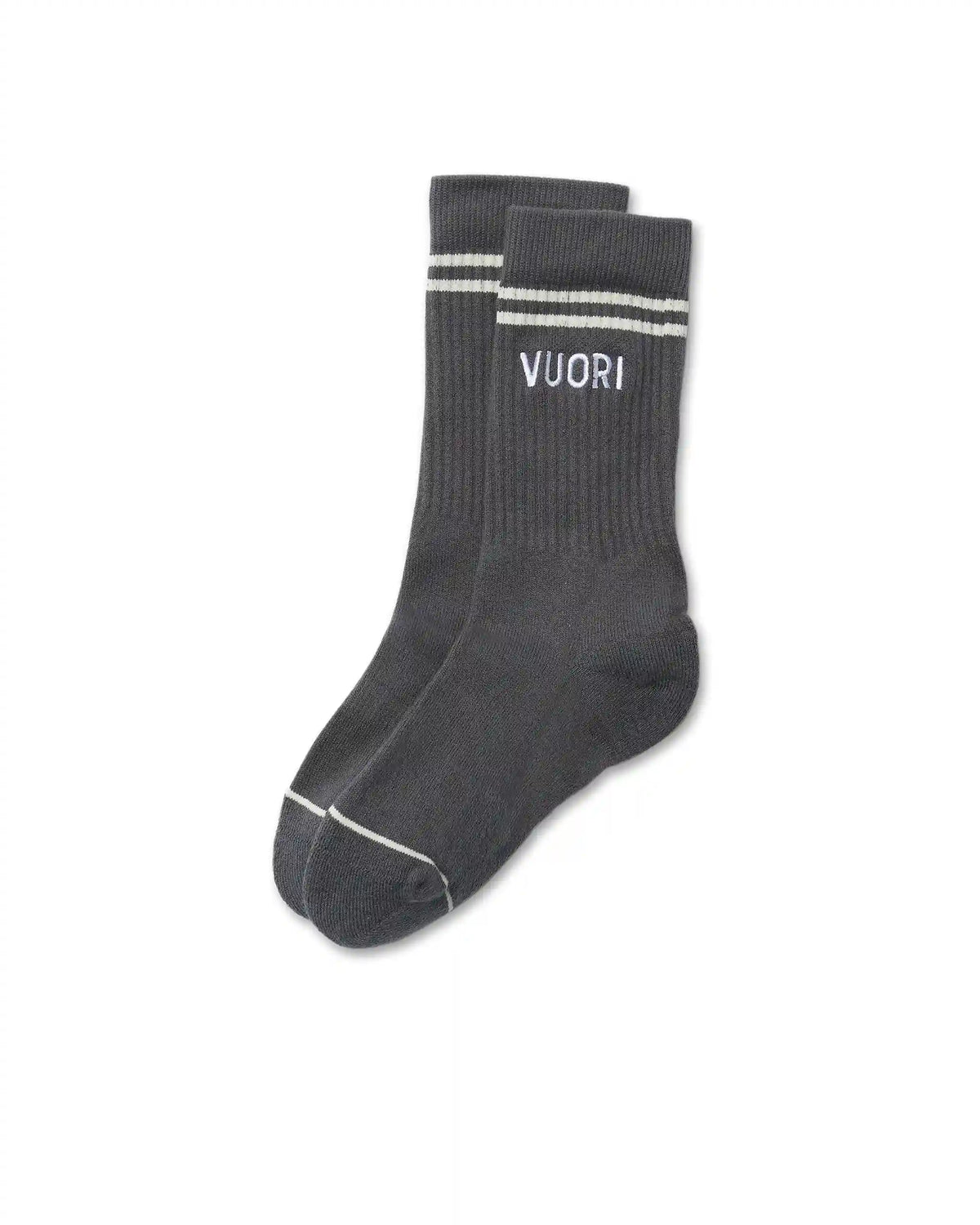 Vuori Crew Sock | Charcoal