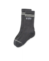 Vuori Crew Sock | Charcoal
