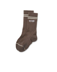 Vuori Crew Sock | Fossil