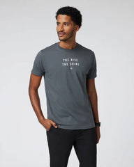 The Rise The Shine Tee | Charcoal