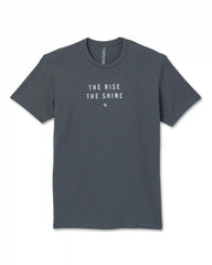 The Rise The Shine Tee | Charcoal