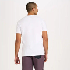 V1 Vuori Wordmark Logo Tee | White / Smoked Plum