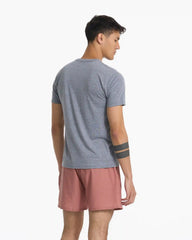 V1 Logo Tee | Heather Grey / Salt