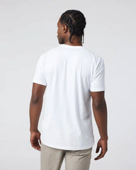 V1 Logo Tee | White/Umber