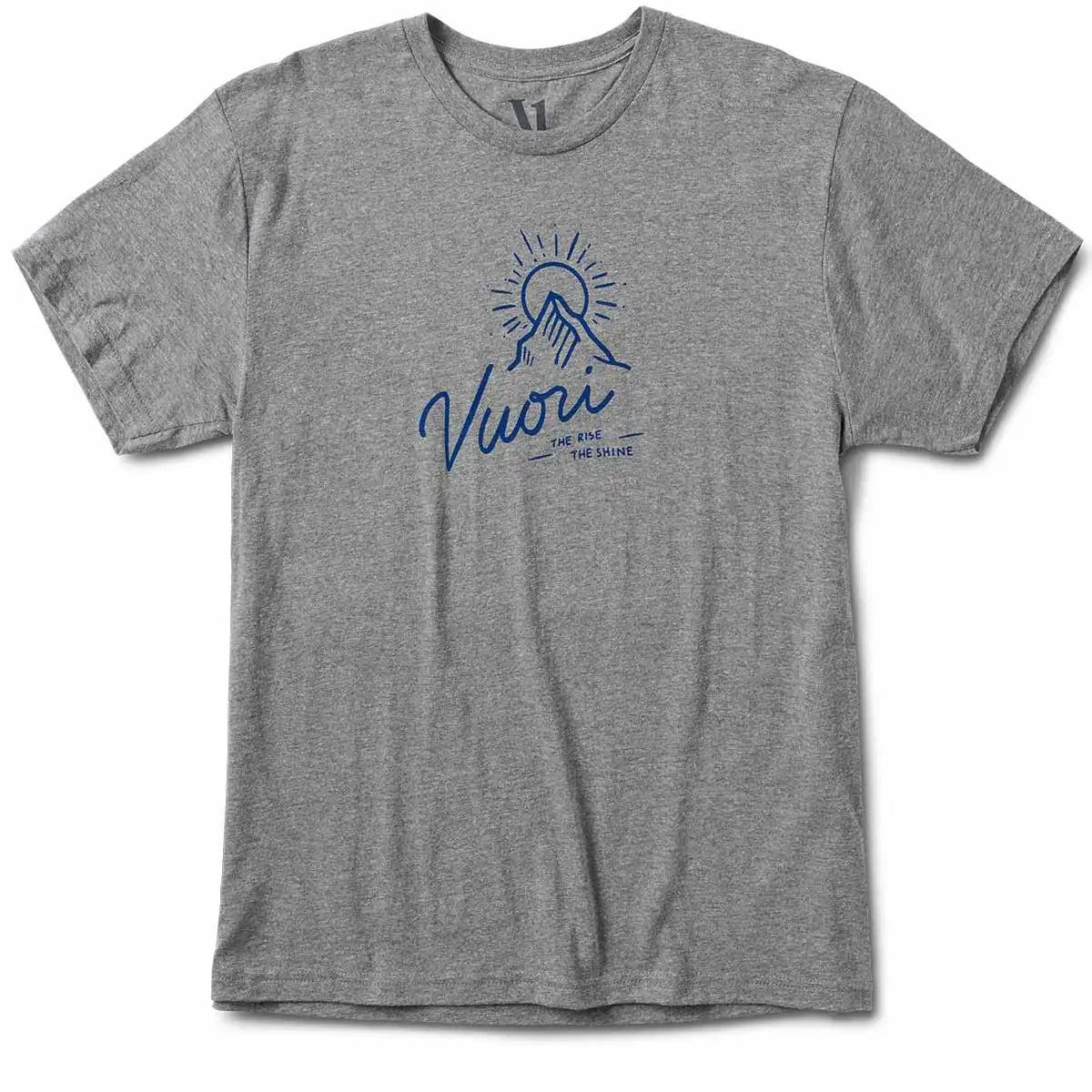 Vuori Peak Tech Tee | Heather Grey