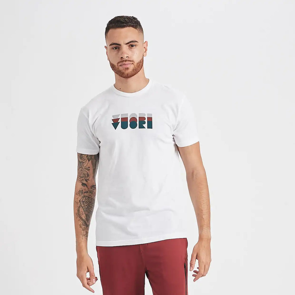 Layered Vuori Tee | White