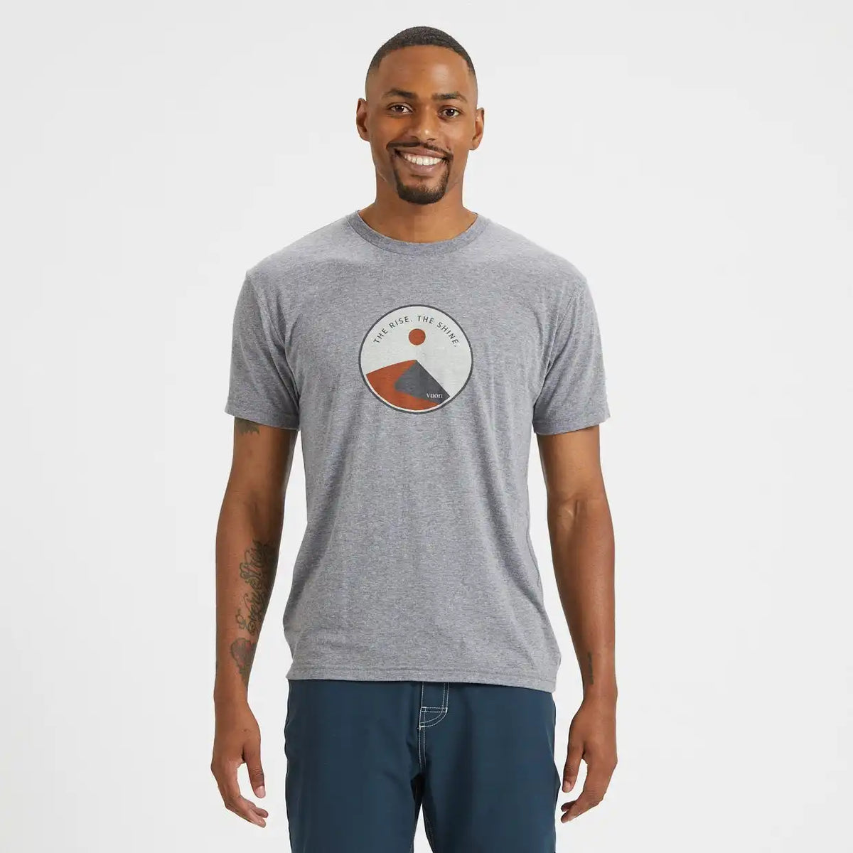 Dunes Tee | Heather Grey