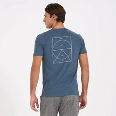 Mind Body Land Sea Tee | Indigo Heather