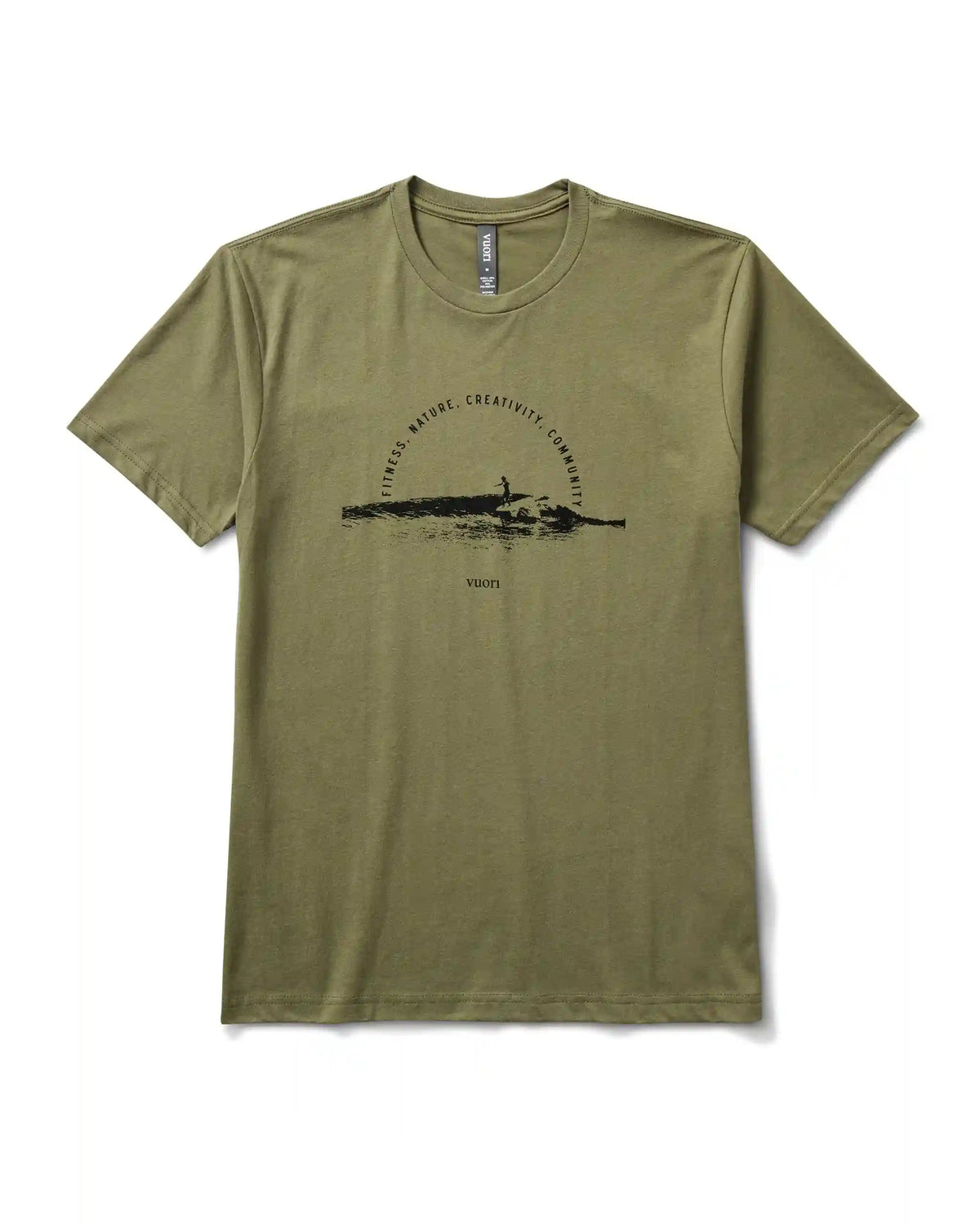 Sun Sets Tee | Army