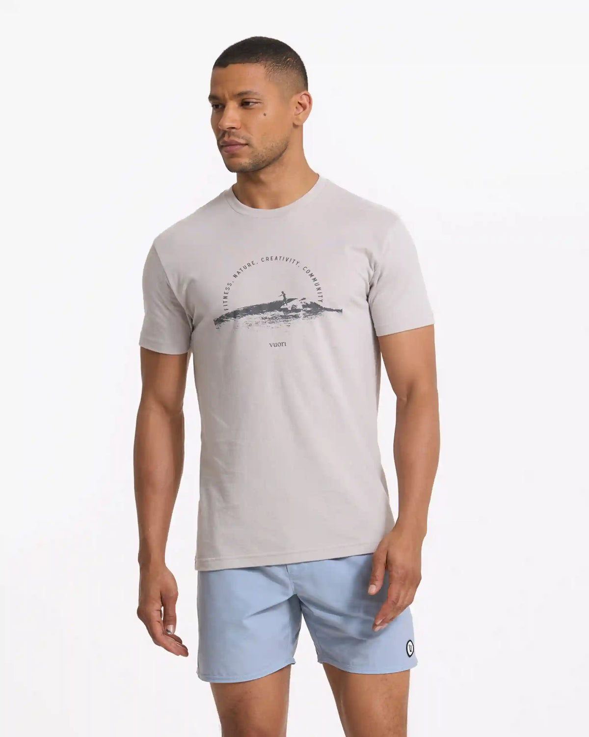 Sun Sets Tee | Light Grey