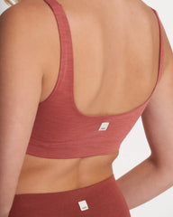Lux Rib Daily Bra | Cinnamon Heather