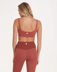 Lux Rib Daily Bra | Cinnamon Heather