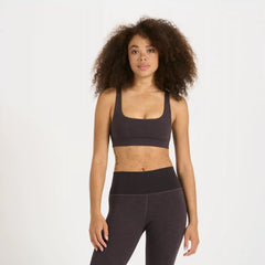 Lux Rib Daily Bra | Quartz Heather