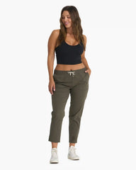 Halo Performance Crop | Black Heather