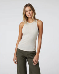 Sunrise High Neck Tank | Dune