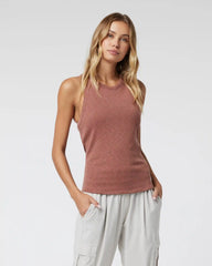 Sunrise High Neck Tank | Terracotta