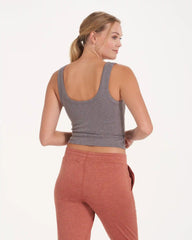 Sunrise Crop Tank | Smoke