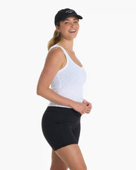 Sunrise Crop Tank | White