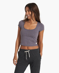 Short Sleeve Halo Crop | Sawyer Heather