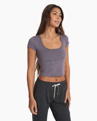 Short Sleeve Halo Crop | Sawyer Heather