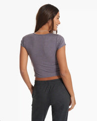 Short Sleeve Halo Crop | Sawyer Heather