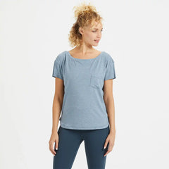 Lux Performance Tee | Cloud Heather