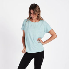 Lux Performance Tee | Glacier Heather