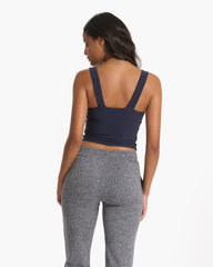 Elevation Square Neck Tank | Midnight Heather