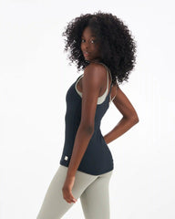 Lux Performance Tank | Ink Heather