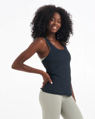 Lux Performance Tank | Ink Heather